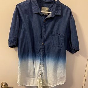 Denim button down